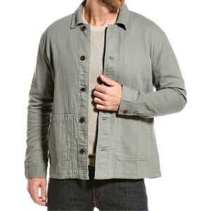 Magaschoni Men’s Gray Shirt Jacket